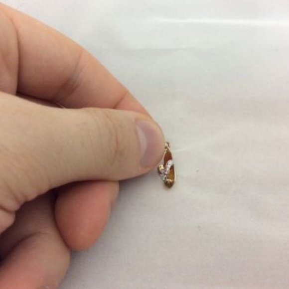 10K GOLD SANDAL FLIP FLOP CHARM - Picture 4 of 8